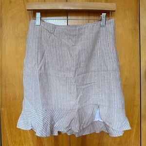 Abercrombie & Fitch Striped Mini Skirt